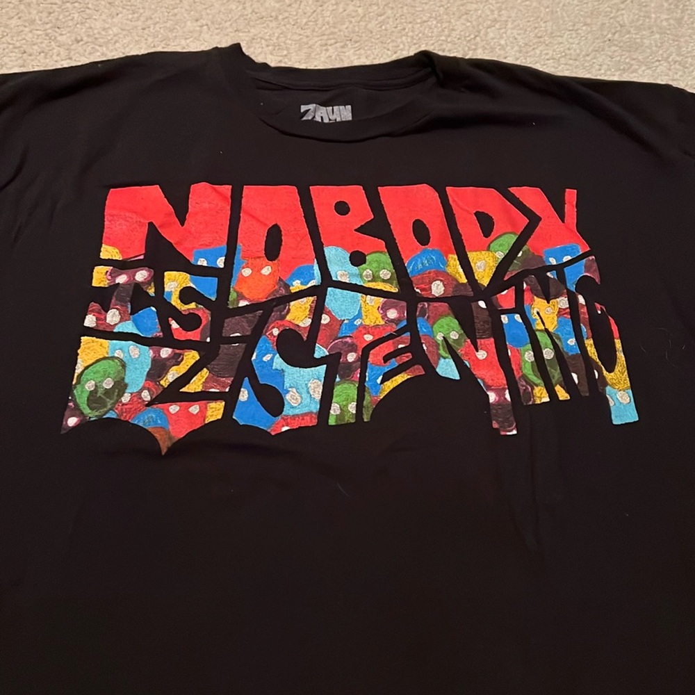 Zayn Nobody is Listening Album Merch Size XL
